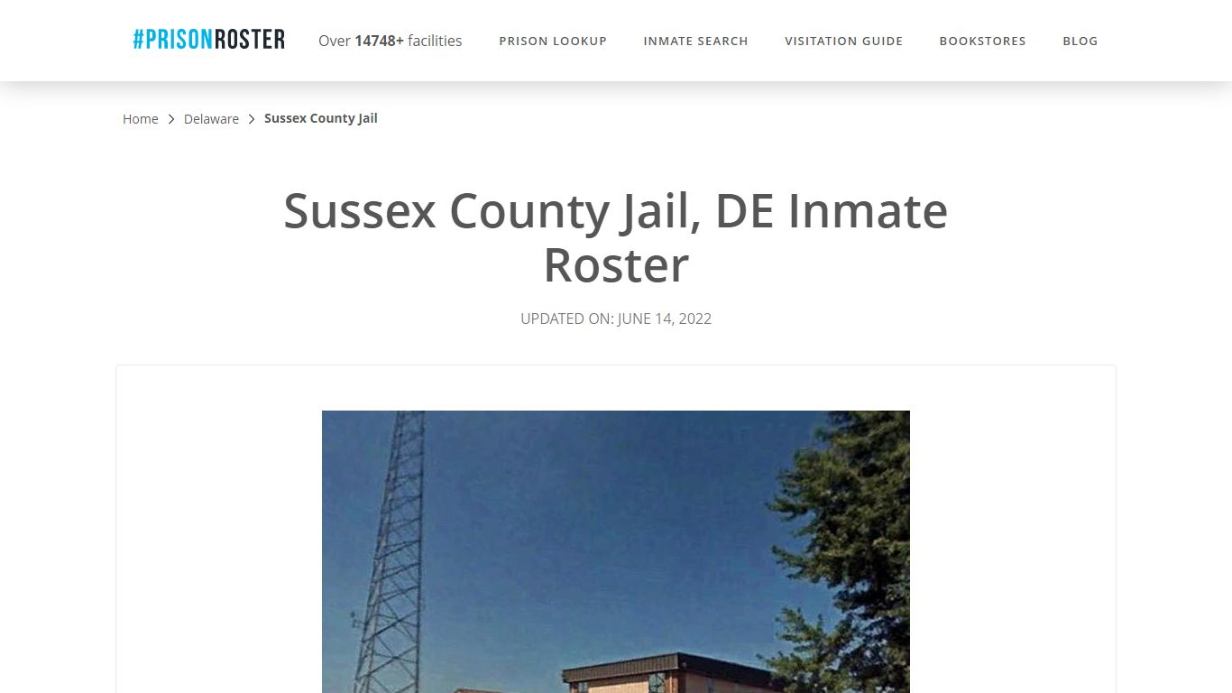 Sussex County Jail, DE Inmate Roster - Prisonroster